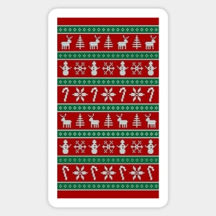 Christmas Sweater Pattern Sticker